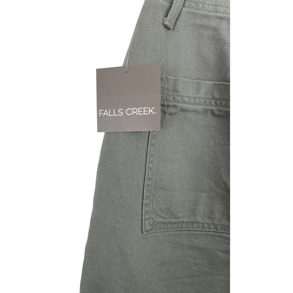 Falls Creek Green Denim Bermuda Shorts Womens Size 10 - Picture 6 of 10